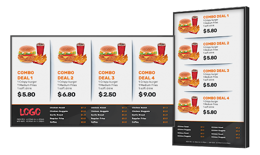 Digital menu boards