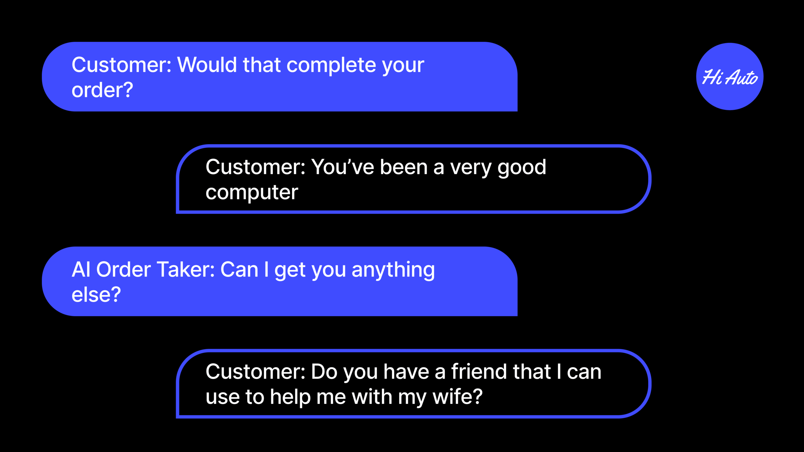 Hi Auto - AI Order Taker - Chat #2
