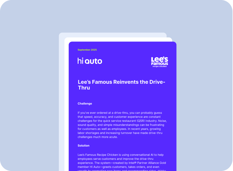 Lee's & Intel Case Study